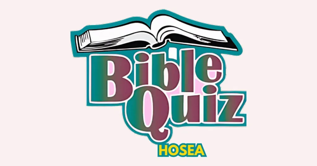 hosea bible quiz